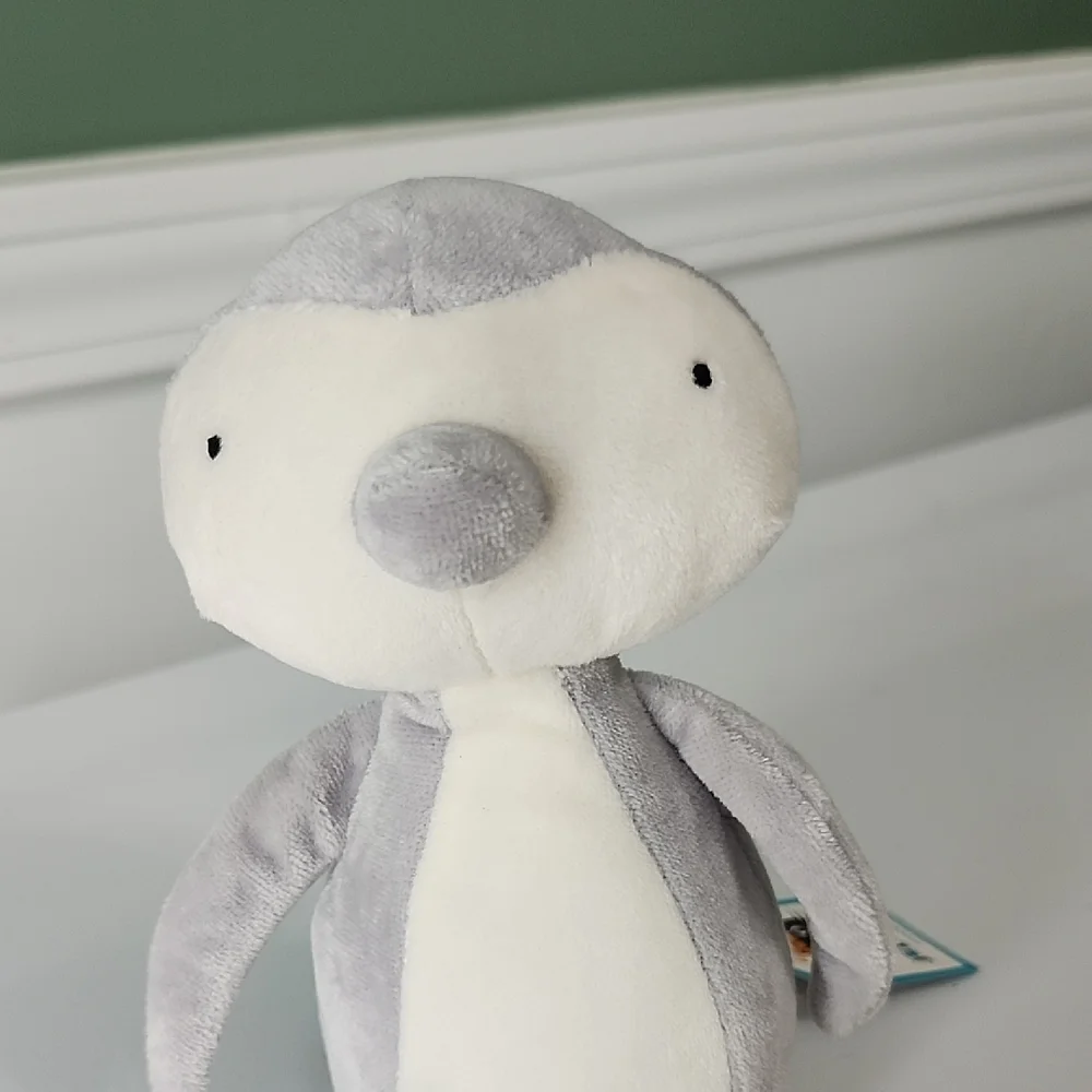 Jellycat Little THUMBLE Gray and White Bird Plush Toy - Picture 3 of 5